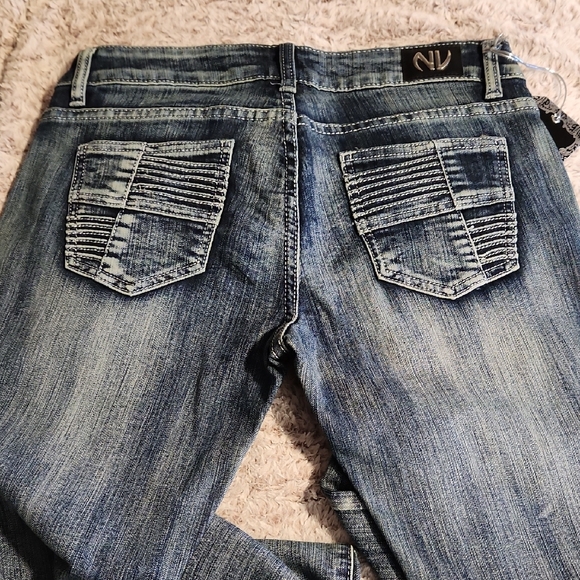 NV Jeans Blue Denim Size 11. Plz Go By The Measurments Please - Picture 3 of 6